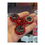 CUFFCUFFTOYS metal stres çarkı 8cm çapında metalik kırmızı
