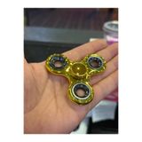 CUFFCUFFTOYS metal stres çarkı 8cm çapında metalik sarı