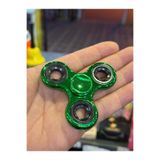 CUFFCUFFTOYS metal stres çarkı 8cm çapında metalik yeşil