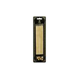 CUGY 6 LI İNCE UZUN GOLD PASTA MUMU