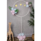CUGY Daire Balon Standı & Yuvarlak Balon Süsleme Standı & Doğum Günü Ayaklı Balon Süsleme Standı