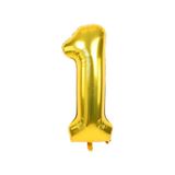 CUGY FOLYO BALON RAKAM HELYUM UYUMLU 100 CM GOLD RENK