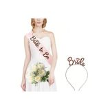 CUGYPARTY BRİDE KUSAK & TAÇ SETİ / ROSEGOLD