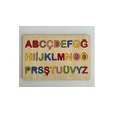 Çukurova Ahşap Ahşap Montessori Eğitici Türkçe Harf Seti Alfabe 3 Boyutlu Bultak Puzzle