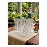 çukurova home 6 ' lı Ayaklı Lüks Kristal Cam Kahve Yanı Bardağı ( 130 ml ) Sunum Kadeh Seti