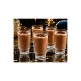 çukurova home 6 lı Modern Origami Çizgili Uzun Soğuk Kahve Bardağı ( 400 ml )