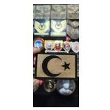 Çukurova Ütü Bizon Derisi, Türk Bayrağı 9 Cm X 4 Cm, Cırtlı, Jandarma Komando Jöh, 1.Sınıf Kalite