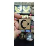 Çukurova Ütü Bizon Derisinden Compat Şapka Tepe Bayrak 4 Cm X 4 Cm Cırtlı (Komando, Kamuflaj)