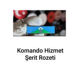 ÇUKUROVA ÜTÜ Komando Hizmet Şerit Rozeti