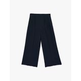Culotte Fit Kısa Geniş Paça Kumaş Pantolon