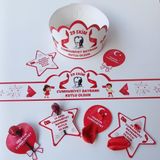 Cumhuriyet Bayramı Taç Şeker Ve Balon Kartı 8Li Set