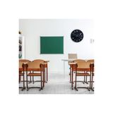 Cumhuriyet Işığı Beyaz Seri 36 Cm Metal Duvar Saati 40 Cm