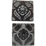 CundArt Studio Cundart Studio® Laleli Çini Kolay Desenstampa - 9 x9 cm - Laleli Desen