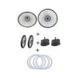 Cup 17-17 72 Tel Burgulu Jant Lastik Yanak Seti (Ön Diskli)