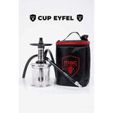 Cup Eyfel Küçük Boy Çantalı Nargile Takım