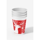 Cup İstanbul 7 oz Karton Bardak - 190 gr/m² Ekstra Kalın Kağıt, Sızdırmaz Sıcak ve Soğuk İçecek Bardağı, 200 ml Kahve ve Çay Bardağı (100)
