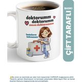 Cup Mup Doktora Hediye Kupa Bardak | Canım Doktorum - Hastaların Kahramanı - Kadın - 010 - Beyaz