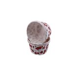 Cupcake Kalıbı Büyük Boy 62*40MM DESENLİ - 50 Adet Çilek Desenli