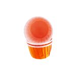 Cupcake Kalıbı Büyük Boy Düz Renk 62*40 MM (100 Adet) Turuncu