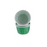 Cupcake Kalıbı Büyük Boy Düz Renk 62*40 Mm - 50 Adet Yeşil
