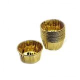 Cupcake Kalıbı Küçük Boy 44*35 Sufle-Muffin Kek Kalıbı - 24 Adet Altın