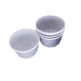 Cupcake Kalıbı Küçük Boy Düz Renk 44X35 MM - 100 Adet Gri