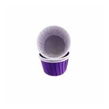 Cupcake Kalıbı Küçük Boy Düz Renk 44X35 MM - 100 Adet Mor