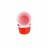 Cupcake Kalıbı Küçük Boy Düz Renk 44X35 MM - 50 Adet Kırmızı