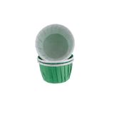 Cupcake Kalıbı Küçük Boy Düz Renk 44X35 MM - 50 Adet Yeşil