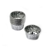 Cupcake Kalıbı Minik Boy 38*30 Sufle-Muffin Kek Kalıbı - 50 Adet Gümüş