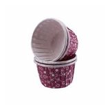 Cupcake Kalıbı Orta Boy 50*39 MM KAR DESENLİ - 100 Adet Mor