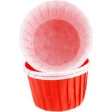 Cupcake Kalıbı Orta Boy Düz Renk 50*39 MM - 100 Adet Kırmızı