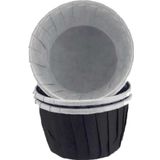 Cupcake Kalıbı Orta Boy Düz Renk 50*39 MM (100 Adet) Siyah