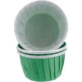 Cupcake Kalıbı Orta Boy Düz Renk 50*39 MM - 100 Adet Yeşil