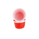 Cupcake Kalıbı Orta Boy Düz Renk 50*39 Mm - 50 Adet Kırmızı