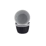 Cupcake Kalıbı Orta Boy Düz Renk 50*39 Mm (50 Adet) Siyah