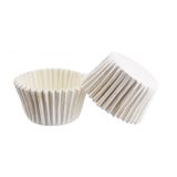 Cupcake Kalıbı Pet Kapsül Kek Kalıbı 48X34 Mm - 100 Adet Beyaz