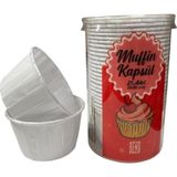Cupcake/muffin /suffle Kek Kapsülü Beyaz 25 Li