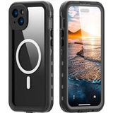 Cupcase Apple iPhone 15 Kılıf 1-1 Su Geçirmez Kılıf - Siyah