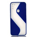 Cupcase® Samsung Galaxy A11 / M11 Uyumlu Kılıf Su Yolu Tasarımlı Yarı Transparan Şeffaf Kamera Lens Korumalı Uzun Ömürlü Kapak - Lacivert