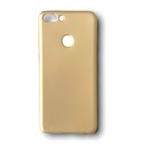 Cupcase®Huawei P Smart 2018 Uyumlu Kılıf Esnek Silikon Yıkanabilir Uzun Ömürlü Kapak - Gold