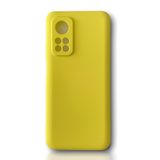 Cupcase®Xiaomi Mi 10T Pro Uyumlu Kılıf Kamera Lens Korumalı Esnek Silikon Yıkanabilir Uzun Ömürlü Kapak - Sarı