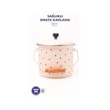 Cupid Kalp Desenli Yoğurt/bakliyat Bakracı (20 Cm-3 Litre-Tüm Ocaklarla Uyumlu) - standart