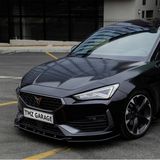 Cupra Leon 2020-2024 Piano Black Ön Lip | Ön Tampon Alt Lip / Spoiler – Parlak Siyah