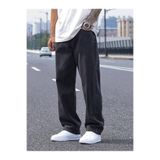 Cuqq Denim Erkek Asit Yıkama Bol Paça Jean Kot Baggy Pantolon - Oversize Relax Fit
