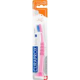Curaprox Baby 0-4 Yaş Pembe Bebek Diş Fırçası Yüksek Temizleme Verimliliği ile Güvenli Kullanım