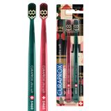 Curaprox CS 5460 Lot de 2 brosses à dents manuel ultra douces Édition spéciale Noël 2023 Curaprox el diş fırçası – Noel sürümü 2023 | hassas dişler ve diş etleri için ultra yumuşak