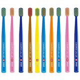 Curaprox CS 5460 Ultra Soft 10 x Diş Fırçası - Yetişkinler için El Diş Fırçası 5460 Ultra Soft Curen Kıllı - 10 Adet, Rastgele Renk