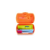 Curaprox CS Travel Set (5460 Fırça + Be You Diş Macunu + Arayüz Fırçası 0.7MM + 0.9MM)-Turuncu