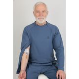 Cure4U ComfortCURE Adaptif Denim Mavi Kemoterapi Hasta Bakım ve Tedavi Kıyafeti